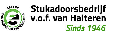 Stukadoorsbedrijf v.o.f. Van Halteren logo